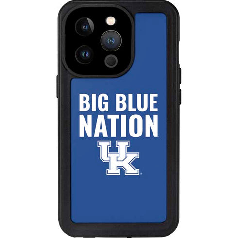 University of Kentucky Big Blue Nation iPhone 15 Pro Waterproof Case