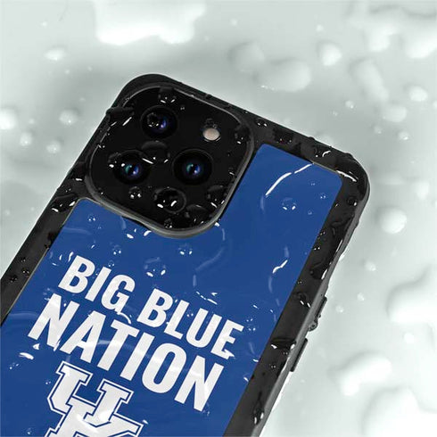 University of Kentucky Big Blue Nation iPhone 15 Pro Waterproof Case