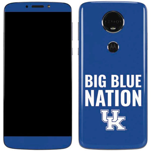 University of Kentucky Big Blue Nation Moto E5 Plus Skin