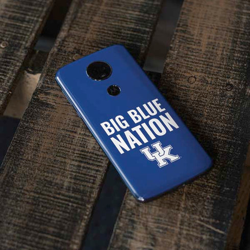 University of Kentucky Big Blue Nation Moto E5 Plus Skin