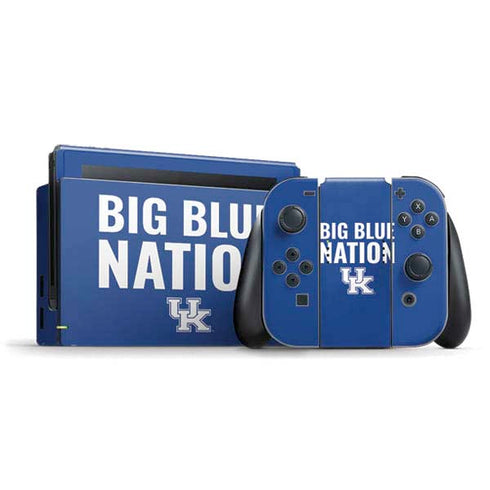 University of Kentucky Big Blue Nation Nintendo Switch Bundle Skin