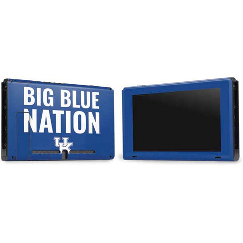 University of Kentucky Big Blue Nation Nintendo Switch Bundle Skin