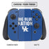 University of Kentucky Big Blue Nation Nintendo Switch Bundle Skin