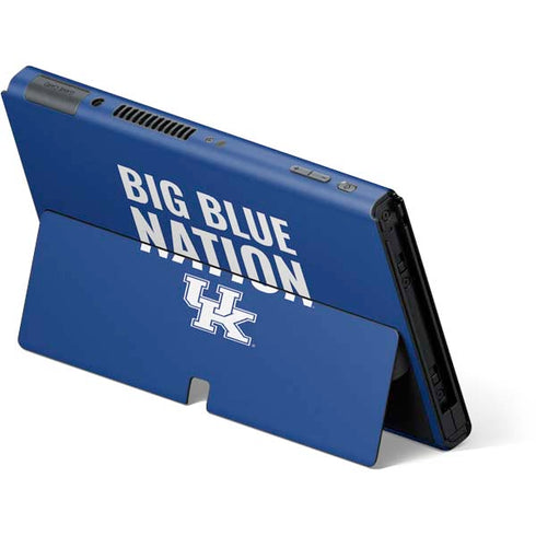 University of Kentucky Big Blue Nation Nintendo Switch OLED (2021) Skin