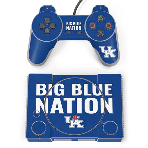 University of Kentucky Big Blue Nation PlayStation Classic Bundle Skin