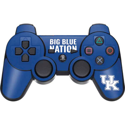 University of Kentucky Big Blue Nation PS3 Dual Shock wireless controller Skin