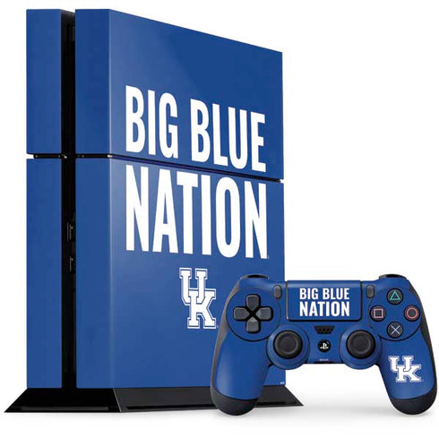 University of Kentucky Big Blue Nation PS4 Console and Controller Bundle Skin