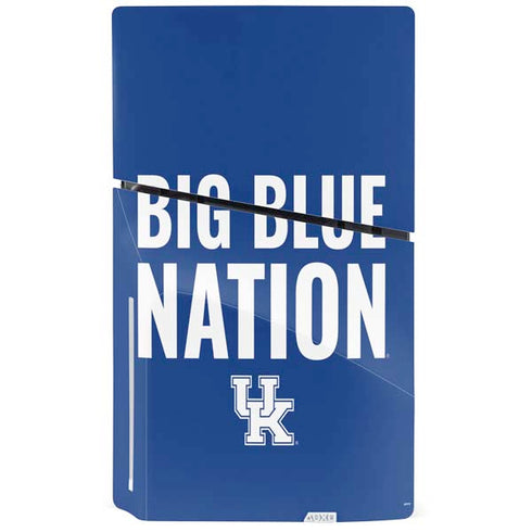 University of Kentucky Big Blue Nation PS5 Slim Disk Console Skin