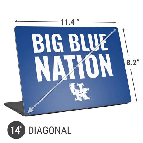 University of Kentucky Big Blue Nation Universal Laptop 14in (11.4 x 8.2in) Skin