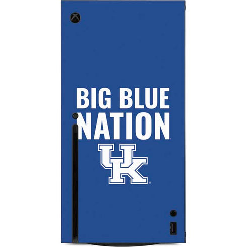 University of Kentucky Big Blue Nation Xbox Series X Console Skin
