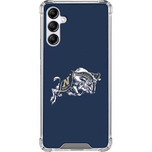 United States Naval Academy Bill The Goat Galaxy A14 5G Clear Case