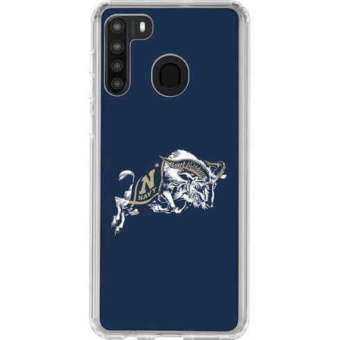 United States Naval Academy Bill The Goat Galaxy A21 Clear Case