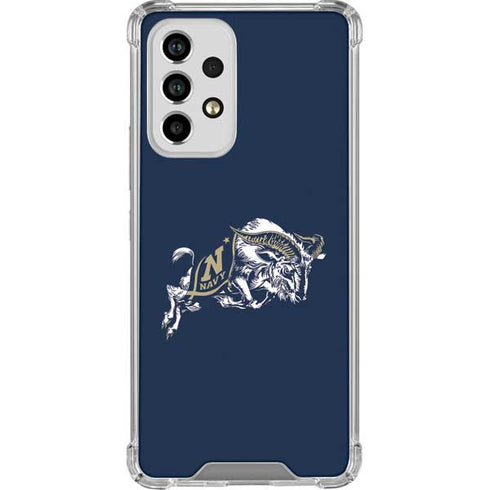 United States Naval Academy Bill The Goat Galaxy A53 5G Clear Case