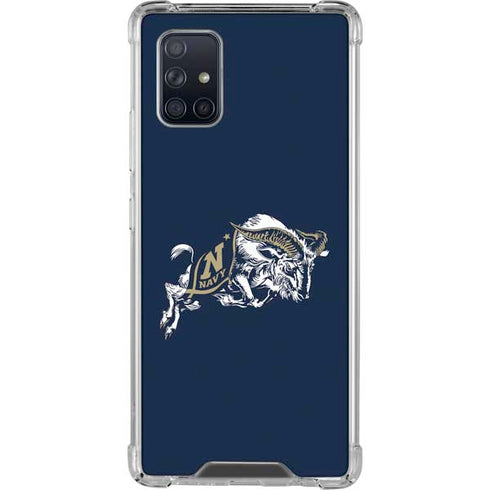 United States Naval Academy Bill The Goat Galaxy A71 5G Clear Case