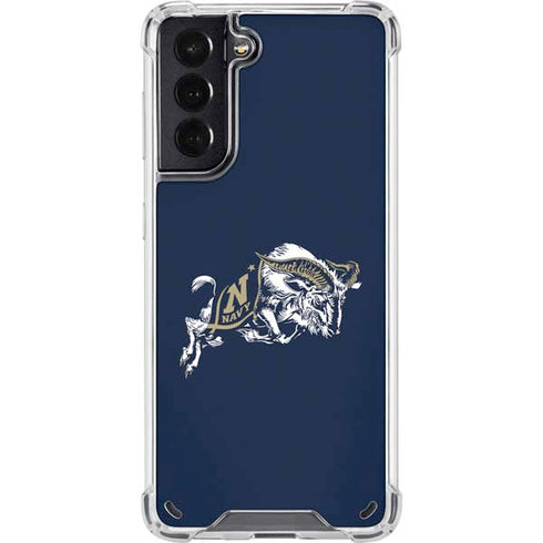 United States Naval Academy Bill The Goat Galaxy S21 5G Clear Case