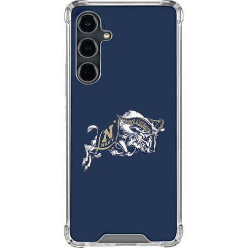 United States Naval Academy Bill The Goat Galaxy S23 FE Clear Case