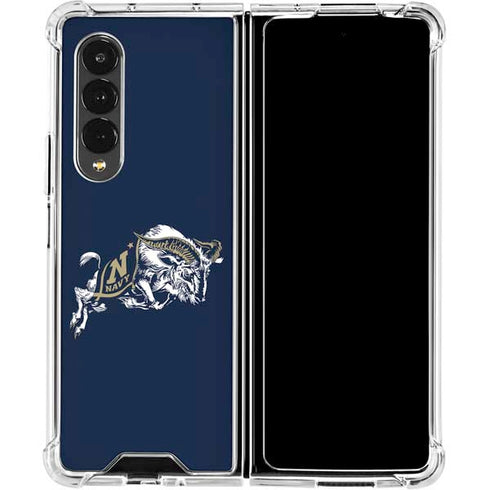United States Naval Academy Bill The Goat Galaxy Z Fold4 5G Clear Case