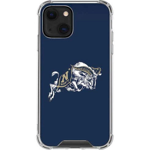 United States Naval Academy Bill The Goat iPhone 15 Plus Clear Case