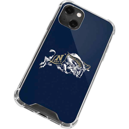 United States Naval Academy Bill The Goat iPhone 14 Plus Clear Case