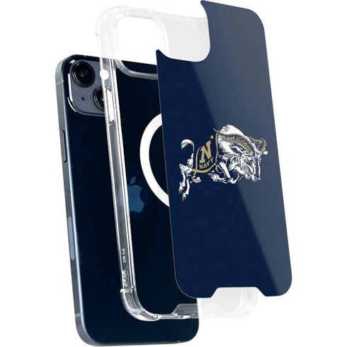 United States Naval Academy Bill The Goat iPhone 15 Plus MagSafe Case