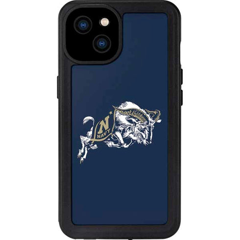 United States Naval Academy Bill The Goat iPhone 15 Plus Waterproof Case