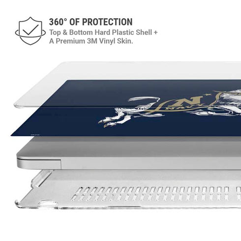 United States Naval Academy Bill The Goat MacBook Air 15in (2023-2025) Case plus Skin