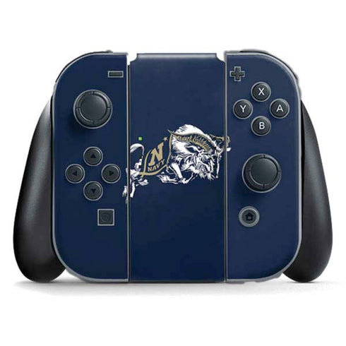 United States Naval Academy Bill The Goat Nintendo Switch (2017-2021) Joy-Con Controller Skin