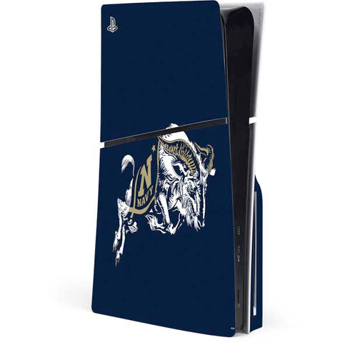 United States Naval Academy Bill The Goat PS5 Slim Disk Console Skin