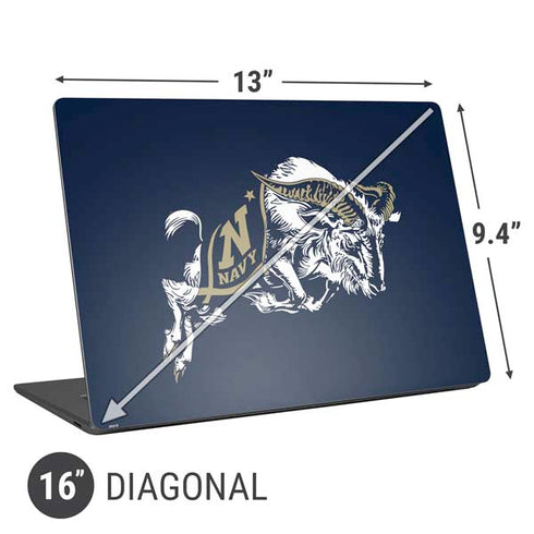 United States Naval Academy Bill The Goat Universal Laptop 16in (13 x 9.4in) Skin