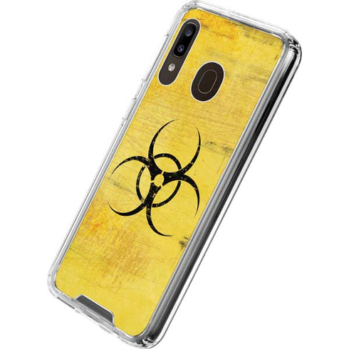 Biohazard Large Galaxy A30 Clear Case