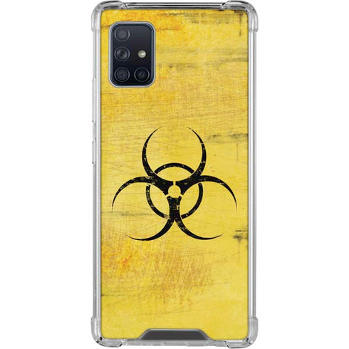Biohazard Large Galaxy A51 5G Clear Case