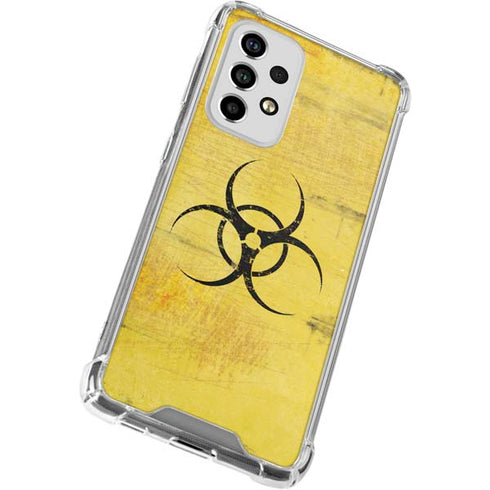 Biohazard Large Galaxy A53 5G Clear Case