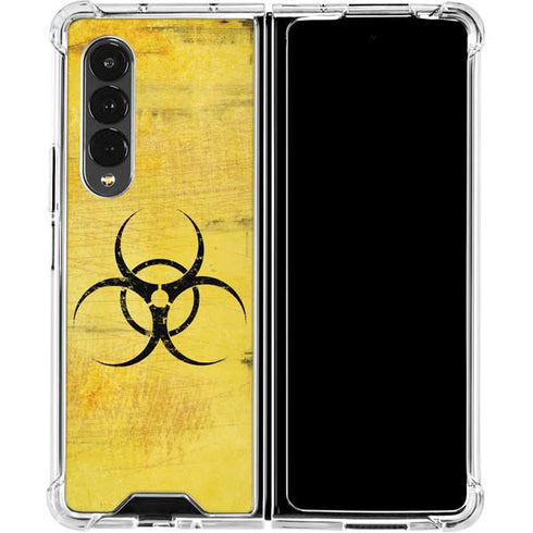 Biohazard Large Galaxy Z Fold4 5G Clear Case