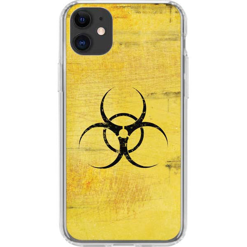 Biohazard Large iPhone 11 Clear Case
