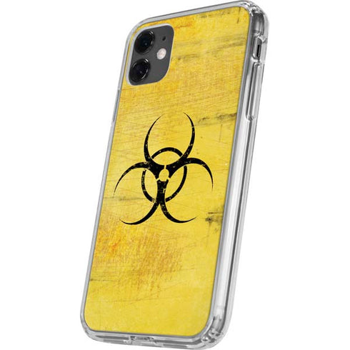 Biohazard Large iPhone 11 Clear Case