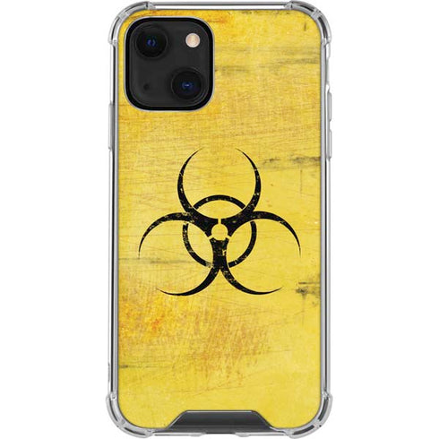 Biohazard Large iPhone 13 Mini Clear Case