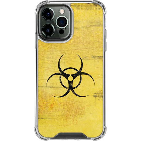 Biohazard Large iPhone 15 Pro Max Clear Case