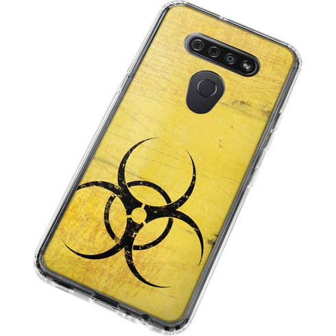 Biohazard Large LG K51/Q51 Clear Case