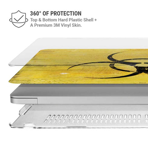 Biohazard Large MacBook Pro 15in (2016-19) Case plus Skin