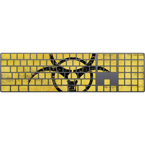 Biohazard Large Magic Keyboard with Numeric Keypad Skin