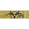 Biohazard Large Magic Keyboard with Numeric Keypad Skin