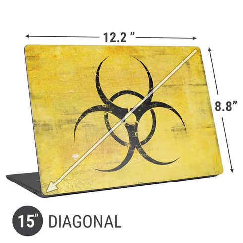 Biohazard Large Universal Laptop 15in (12.2 x 8.8in) Skin