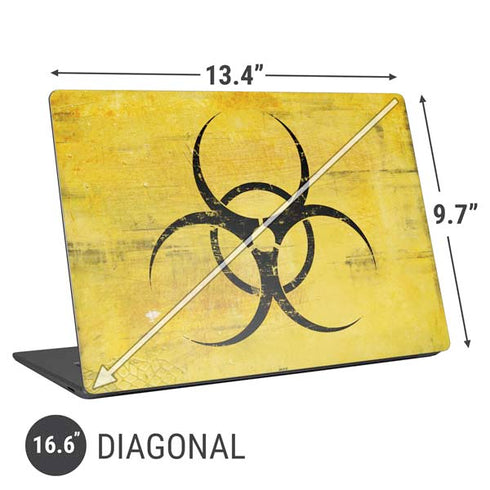 Biohazard Large Universal Laptop 16.6in (13.4 x 9.7in) Skin