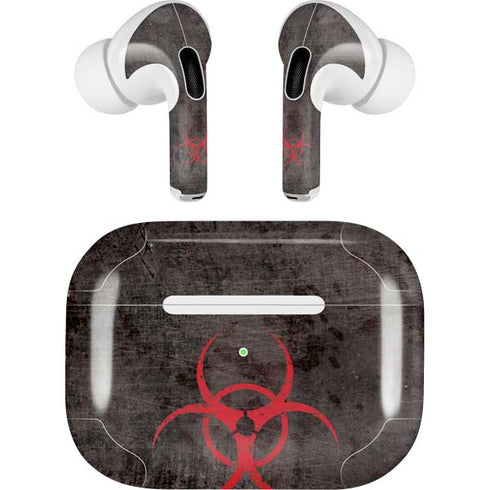 Biohazard Red AirPods Pro 2nd Gen Skin