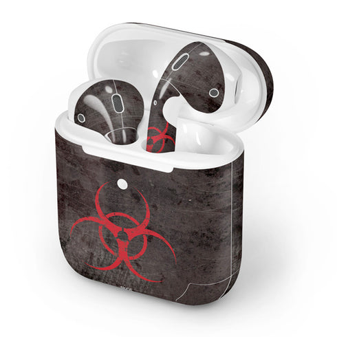 Biohazard Red Apple AirPods 2 Skin
