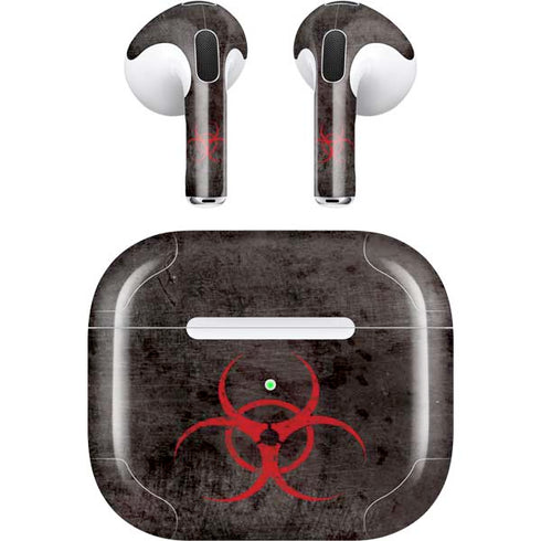 Biohazard Red Apple AirPods (3rd Gen 2021) Skin