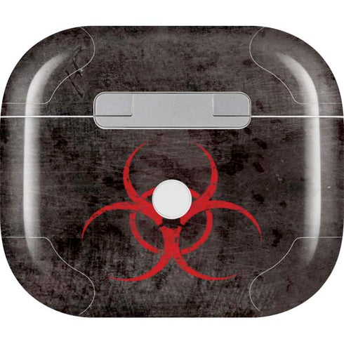 Biohazard Red Apple AirPods (3rd Gen 2021) Skin