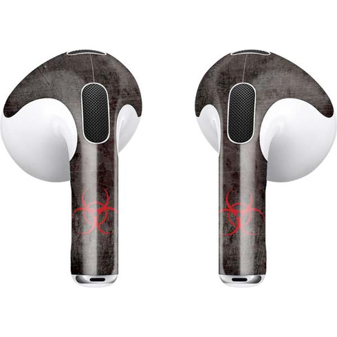 Biohazard Red Apple AirPods (3rd Gen 2021) Skin