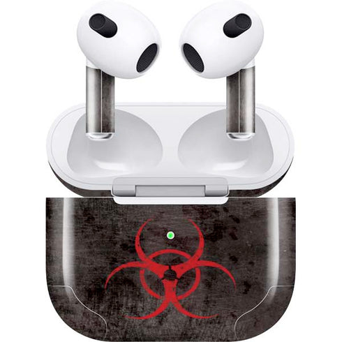 Biohazard Red Apple AirPods (3rd Gen 2021) Skin