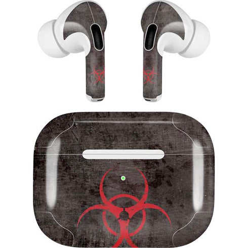 Biohazard Red Apple AirPods Pro Skin